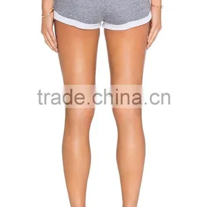 High Quality Wholesale Womens Gray Breathable Gym Shorts thumbnail-4