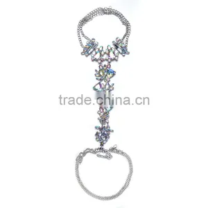 Luxury Geometric Crystal Gems Sexy Body Chain Jewelry for Pretty Girls thumbnail-4