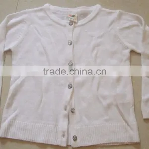 2017 Winter Plain Kids Cardigan Sweater Designs for Baby Girls for Children Cardigan Sweater(BKN5286) thumbnail-1