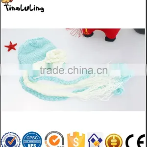 NPT46 Tinaluling Wholesale Handmade Baby's Blue Photography Props for Newborns thumbnail-3