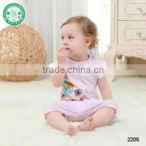 Ruffled Infant Girls Clothing Summer Kids Cotton Clothes Sets thumbnail-3