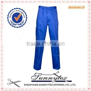 Sunnytex Knee Pad Pockets Blue Cotton Cheap Used Men Work Pants thumbnail-5