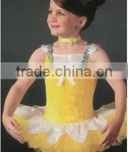 2014 Ballet Skirts and Dresses for Children-Yellow thumbnail-1