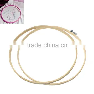 Cross Stitch Supplies Circle Round Natural Bamboo Embroidery Hoops Wood Wholesale thumbnail-4