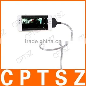 Creative Gift Palm Type Flexible Tube Metal Lazy Mobile Phone Bracket Charging Data Cable thumbnail-5