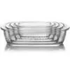 Clear Crystal Pyrex Glass Containers With Lids 250ml , No Residue thumbnail-1