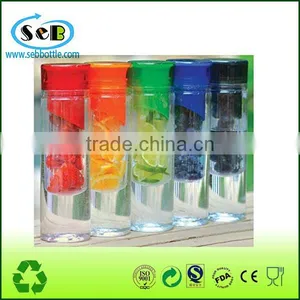 2016 BPA Free Fruit Infuser Water Bottle With Different Color thumbnail-1