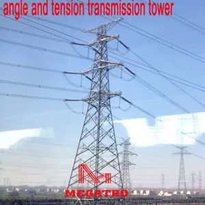 MEGATRO 220KV 2D1 SJC1 Double Circuit Angle and Tension Transmission Tower thumbnail-2