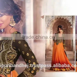 Designer Bollywood Suit Anarkali Shalwar Kameez thumbnail-1