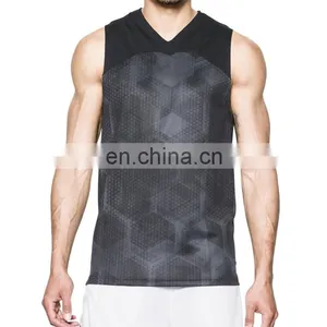 Fancy Tops for Men Gym Tank Top With Custom Printed Logo thumbnail-1