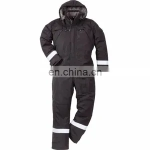 High Quality FR Cold Resistant Freezer Winter Coverall With Reflector thumbnail-1