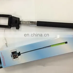 Real Factory Production Mobile Phone Selfie Stick With Cable thumbnail-3