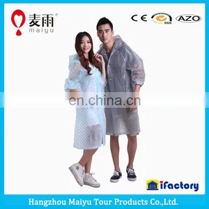2015 Fashion Raincoat Adult Long Raincoat Long Rain Coat thumbnail-1