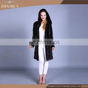2016 Good Quality New Winter Mink Fur Coat Original Color Luxury Soft Mink Coat thumbnail-3