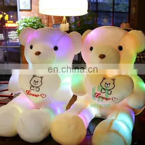 HI CE Valentine Gift Fantastic Light up Teddy Bear Plush Toy thumbnail-3