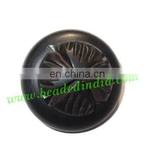 Handmade Wood Buttons, Size : 45mm thumbnail-1