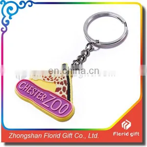 Newest Design Custom Logo Soft Pvc Keyrings With Good Selling thumbnail-1