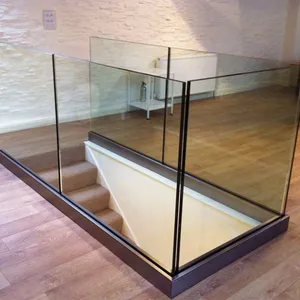 Deck Frameless Glass Railing With Aluminum Profile thumbnail-2