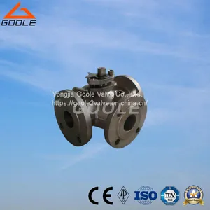 Steam Jacketed L Port Three Way Ball Valve (GABQ44F) thumbnail-1