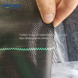 UV Resistant Anti Root Grass Control Fabric Cloth / PP or PE Weed Barrier Mat thumbnail-1