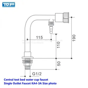 China Central Test Bed Water Cup Faucet Laboratory Test Faucets-Single Outlet Faucet-lab Faucets thumbnail-4
