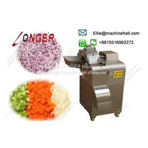 Industrial Ginger Cube Cutting Machine/Onion/Carrot/Apple Dicer/Dicing Machine thumbnail-1