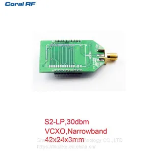 S2-LP Narrowband PA RF Moudule , 30DBM ,868Mhz,915Mhz, VCXO, SPI, High Quality thumbnail-1
