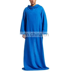 Supersoft Wearable Warm Plush Snuggie Fleece Blanket With Sleeves thumbnail-4