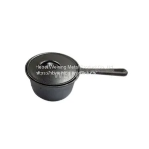Cast Iron Milk Pot With Lid thumbnail-1