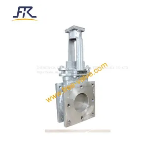 High Temperature Square Flange Type Knife Gate Valve With SS2520 thumbnail-1