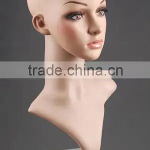 Plastic Head Model Female Realistic Head Cheap Model H1053 thumbnail-5