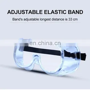 Reusable High Quality ANSI Z87.1 Eye Protection Anti Fog Splash PVC PC Safety Eyewear Protective Glasses Safety Goggles thumbnail-4