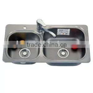 Double Bowl Kitchen Sink thumbnail-1