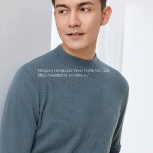 Half Collar Jumpers Sweater/Men Winter Pullover Cashmere Knitted Sweaters thumbnail-3