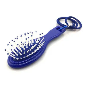 Small Kids Hair Brush Pink Cushion Hair Detangler Brush thumbnail-2