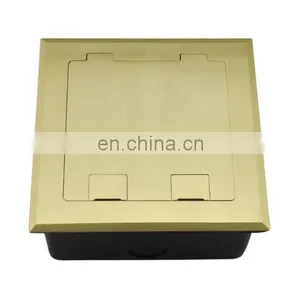 Double Power And Electrical Data Floor Socket Boxes thumbnail-2