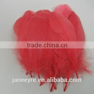 Fashion Cheap Dyed Grey Goose Feather For Fascinator/Hat Decorate thumbnail-6
