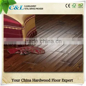 Best Price Handscraped Rustic Acacia Solid Wood Parquet Flooring thumbnail-1