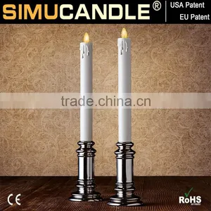 Dancing Flame Led Taper Candle With Moving Flame and USA EU Patent thumbnail-1