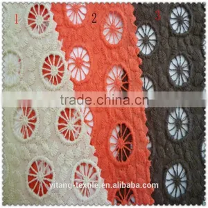 Circle Pattern Embroiderering Fabric thumbnail-5
