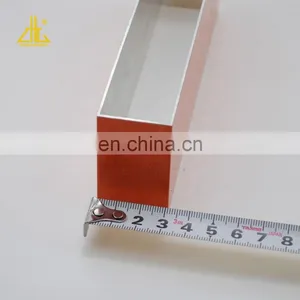 Wood Grain Aluminum Tube,Powder Coating Aluminum Profile,OEM Wood Grain Extrusion thumbnail-5