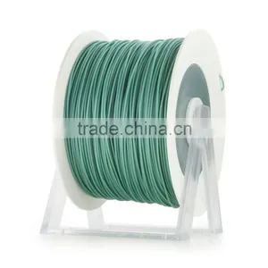 Pla 3d Printer Material Green Metallic Filament With the New Spool Convertible Into a Coat Hanger. Spool Holder Included. thumbnail-2