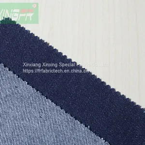 Denim FR Fabric Flame-retardant Knitted Fabric Fire Retardant Fabric Wholesale thumbnail-2