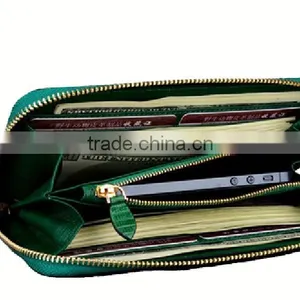 Exotic Cabrite Skin Leather Lady Evening Clutch Bag Hand Bag Leather Wallet thumbnail-2