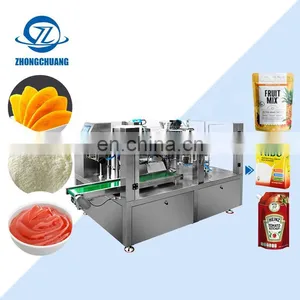 Feeding Line Bakery Food Packaging Water Soluble Nylon Robotic Nitrogen Filling Packing Machine thumbnail-1