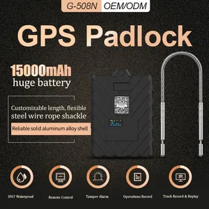 G508N 15000mAh GPS Tracker Padlock Smart Electronic Lock thumbnail-1