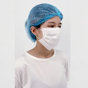 Medical CapDisposable Doctor's Hat Thickened Non Woven Hat SMS Stomatological Nurse Operation Round Hat Dust Proof and Oil Proof Cigarette End Cover thumbnail-3