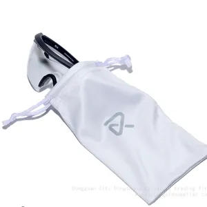 MICROFIBER POUCH - MICROFIBER DRAWSTRING BAG FOR EYEGLASSES AND SUNGLASSES thumbnail-2