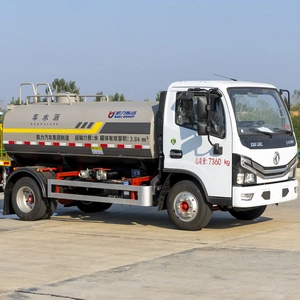 2023 Chinese Brand 6000 Liters to 8000 Liters Potable Drink Water Tank Tanker Sprinkler Bowser Spray Cleaning Transport and Delivery Truck thumbnail-1