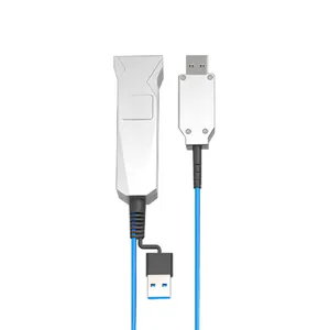 OEM Factory Wholesale USB3 Fiber Active Optical Extension Cable Type-A Male to Female for KVM,CCTV and Machine Vision Camera Link thumbnail-2